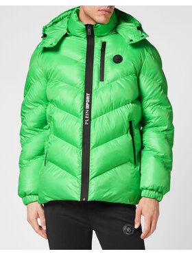 Plein Sport Plein Sport Giubbotto invernale 53 Verde Regular Fit