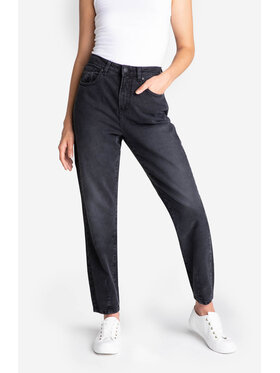 RJ Rocks Jeans RJ Rocks Jeans Jeansy Linda Czarny Mom Fit