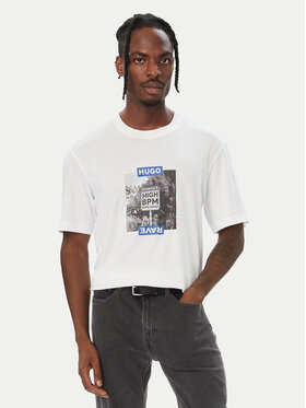 HUGO HUGO T-särk 50570041 Valge Regular Fit