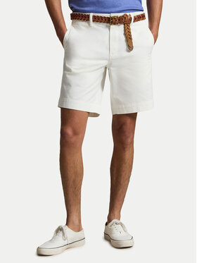 Polo Ralph Lauren Polo Ralph Lauren Pantalon scurți din material 710799213022 Alb Regular Fit