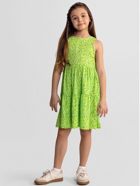 minoti minoti Sukienka codzienna 30DRESS158 Zielony Regular Fit