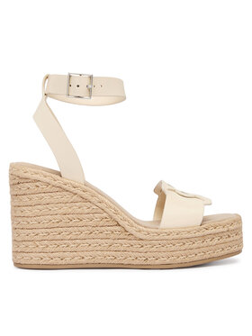 Calvin Klein Calvin Klein Espadrillas Wedge Espad 70 Embl Lth HW0HW02897 Beige