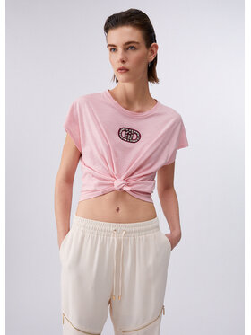 Liu Jo Liu Jo T-Shirt TA6164JS870P9191 Różowy Regular Fit