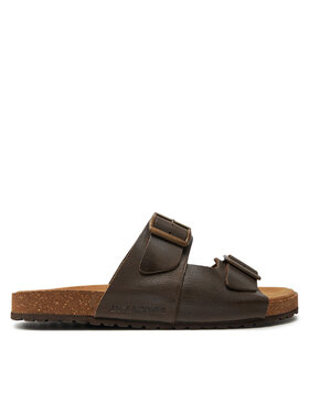 Jack&Jones Jack&Jones Klapki Louis 12231423 Brązowy