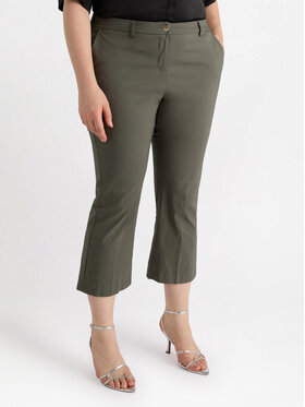 Fiorella Rubino Fiorella Rubino Spodnie materiałowe P145L102148N035 Zielony Regular Fit