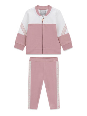 Guess Guess Súprava mikina a legíny A6YG06 K3909 Ružová Regular Fit