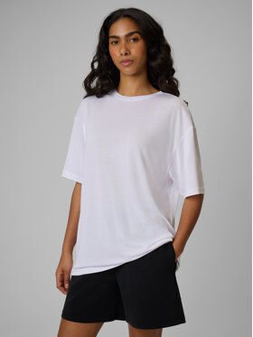 4F 4F T-Shirt COMMERCIAL 4 Λευκό Loose Fit