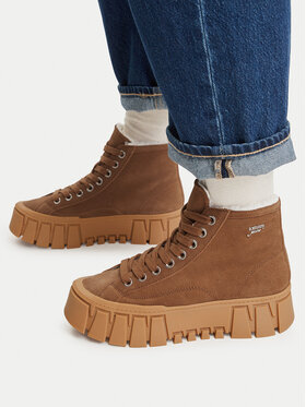 Tommy Jeans Tommy Jeans Gležnjarji Tjw Platform Sneaker Mc Wl EN0EN03134 Rjava