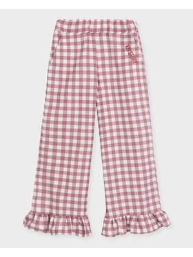 Kid story Kid story Spodnie dzianinowe SP_CP1 Różowy Loose Fit