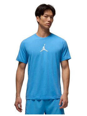 Nike Nike T-Shirt Jordan Jumpman Niebieski Regular Fit