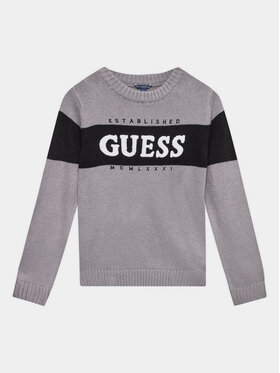Guess Guess Bluza L3BR00 Z32N0 Szary Regular Fit