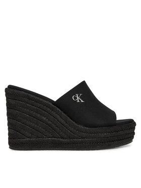 Calvin Klein Jeans Calvin Klein Jeans Espadrillas Wedge Rope Slide Mg YW0YW01699 Nero