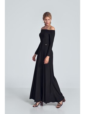 FIGL FIGLFIGL Vestito M707 Nero Regular Fit
