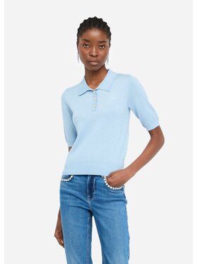 Liu Jo Liu Jo Sweter UF5278MA76QA4075 Błękitny Regular Fit