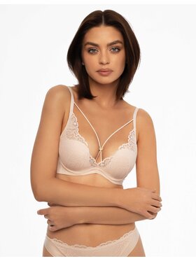Esotiq Esotiq Biustonosz push-up 41391-80X Beżowy