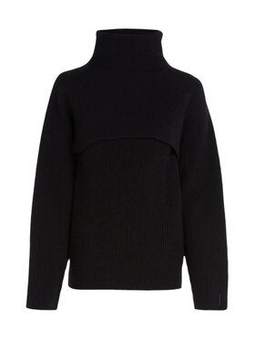 Calvin Klein Calvin Klein Sweter 40329_8707 Czarny Regular Fit