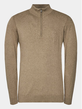 INDICODE INDICODE Sweater Liliamos 35-698 Bézs Regular Fit