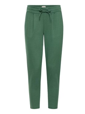 ICHI ICHI Pantaloni da tuta IHKATE PA CROPPED Verde Slim Fit