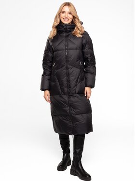 Perso Perso Dámska bunda BLH253527FX Čierna Regular Fit