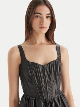 Φόρεμα από απομίμηση δέρματος Bardot φωτογραφία