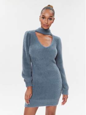 Guess Guess Kötött ruha W3BK0Z Z3BS0 Sötétkék Slim Fit