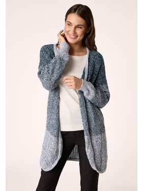 QUIOSQUE QUIOSQUE Kardigan QUIOSQUE 6OO001231 Szary Regular Fit