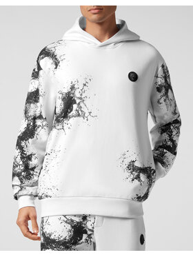 Plein Sport Plein Sport Mikina 4501 Biela Regular Fit