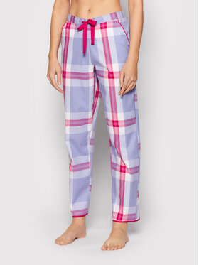 Cyberjammies Cyberjammies Pantaloni pijama Carrie Check 9058 Violet Relaxed Fit