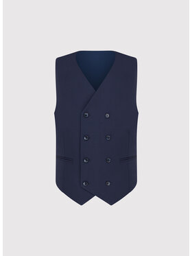 Pako Lorente Pako Lorente Kamizelka P000P-8G-005 Granatowy Slim Fit