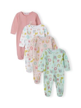 MINOTI MINOTI Pajac 21babypack2 Koralowy Regular Fit