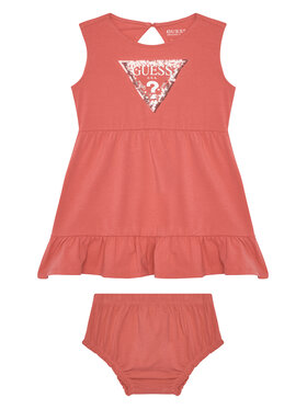Guess Guess Ежедневна рокля A5GK06 K6YW4 Оранжев Regular Fit