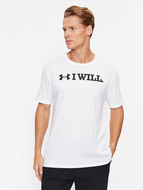 Under Armour Under Armour T-Shirt Ua I Wll Ss 1379023 Λευκό Loose Fit