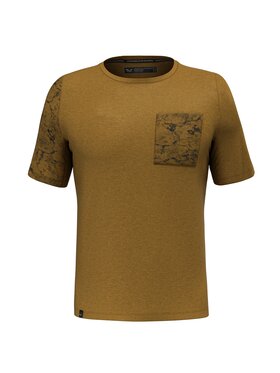 Salewa Salewa T-Shirt 00-0000028635 Brązowy Regular Fit