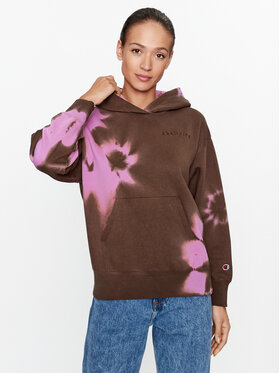 Champion Champion Majica dugih rukava Hooded Sweatshirt 116753 Ružičasta Regular Fit