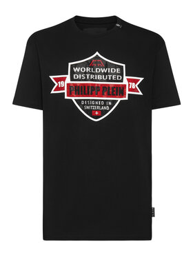 PHILIPP PLEIN PHILIPP PLEIN Tričko 22945 Čierna Regular Fit