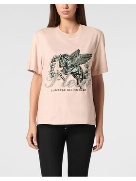 PHILIPP PLEIN PHILIPP PLEIN T-shirt 22351 Rosa Over Fit