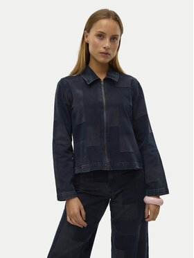 Vero Moda Vero Moda Džínsová bunda Likka 10321078 Tmavomodrá Loose Fit