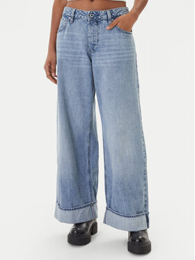 G-Star Raw G-Star Raw Jeansy Roxx D28394-D536 Světle modrá Wide Leg