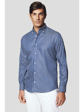 Lancerto Lancerto Koszula Hege KO073224000017 Granatowy Slim Fit