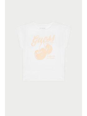 Guess Guess Tričko J5GI00 K6YW4 Biela Regular Fit