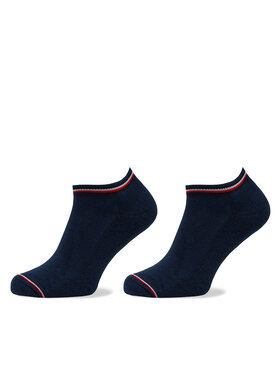 Tommy Hilfiger Tommy Hilfiger Комплект 2 чифта къси чорапи мъжки 100001093 Тъмносин