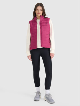 4F 4F Kamizelka MIDSHOP TEXTILE Różowy Slim Fit