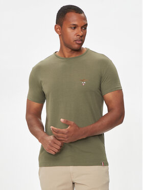 Aeronautica Militare Aeronautica Militare T-krekls AM1UTI001 Haki Regular Fit