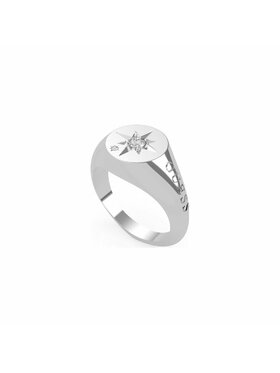Guess Guess Pierścionek JUBR20010JWRH Srebrny