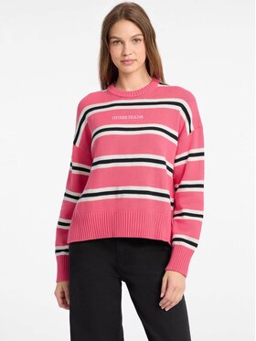 Guess Jeans Guess Jeans Sweter 169313 Różowy Classic Fit