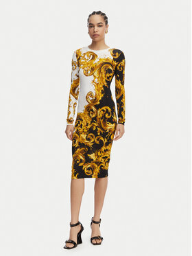 Versace Jeans Versace Jeans Ежедневна рокля 80HAO9P0 JS547 Черен Slim Fit