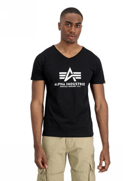 Alpha Industries Alpha Industries T-Shirt AI.106512-03 Czarny Basic Fit