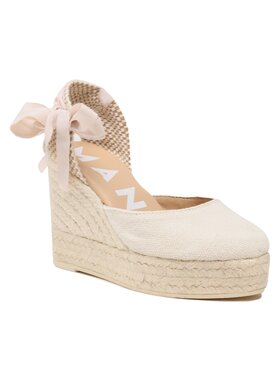 Manebi Espadrile Wedge Espadrilles 7.0 WV O Écru