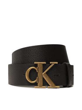 Calvin Klein Calvin Klein Ζώνη Γυναικεία Round Mono Lthr Belt 35Mm K60K610896 Μαύρο