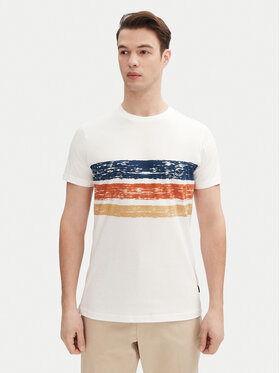 INDICODE INDICODE Tricou Caron 41-051 Albastru Regular Fit